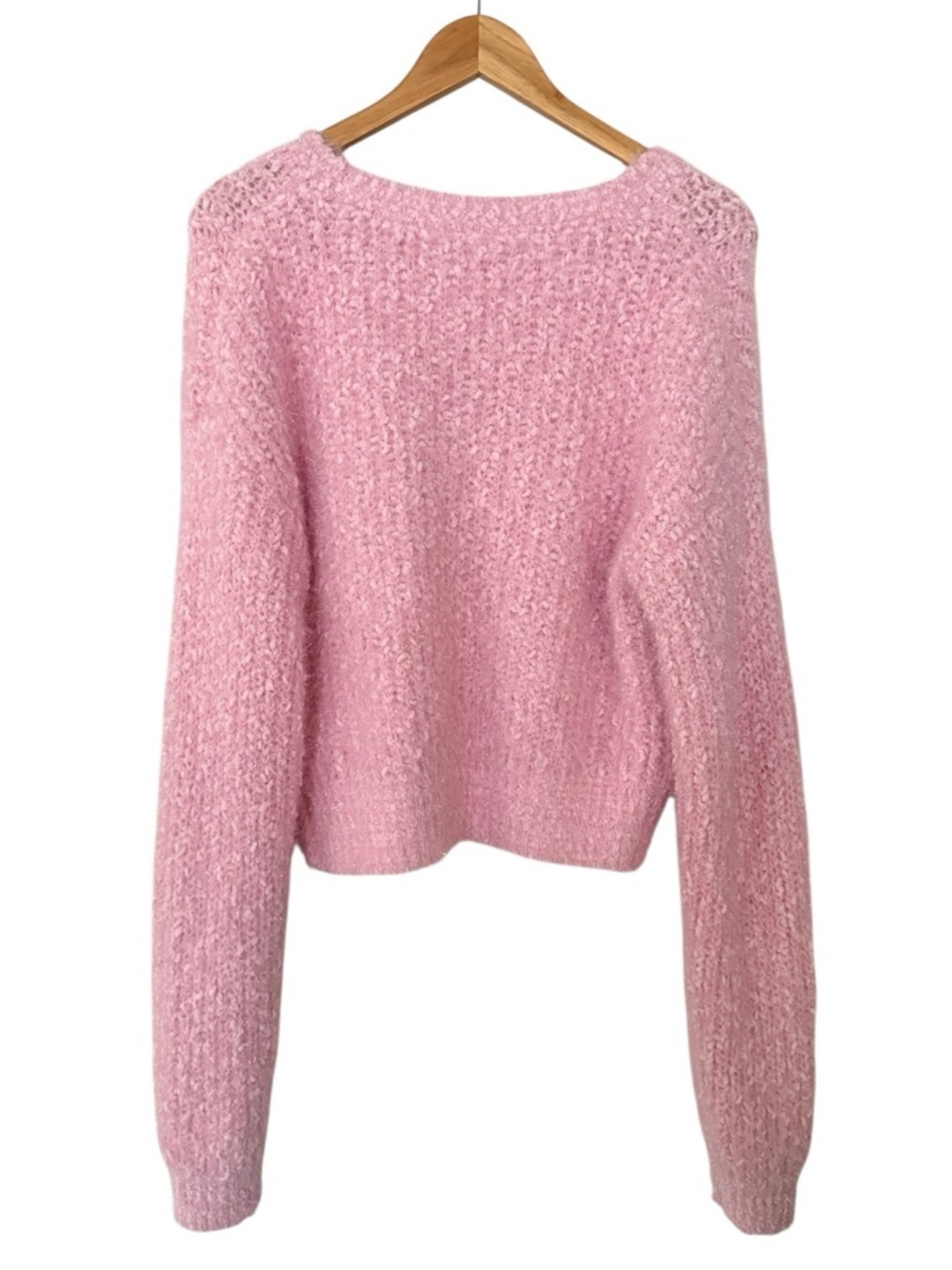 SIMPLY SOUTHERN Aurora Pink Bow Sweater Size XXL NEW - Picture 3 of 7